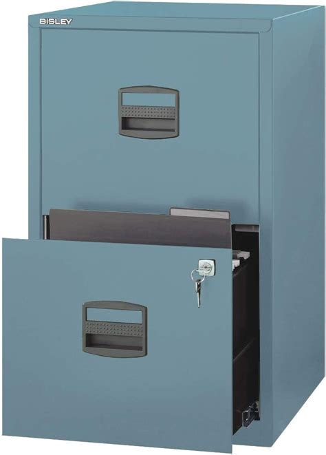 bisley two drawer steel home or office filing cabinet|bisley two drawer filing cabinet.